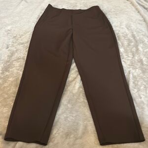 Athleta endless high rise pants in brown